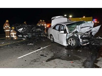 Head-on crash on Highway 126 photo - santa clarita car accident