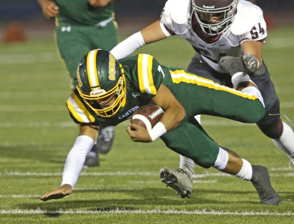Fiery QB Shawn Gallagher leading Canyon football to solid start