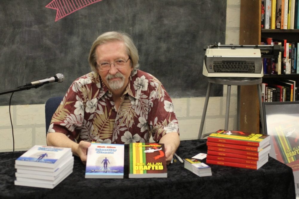 author rich allan signs and shares novels set in vietnam and