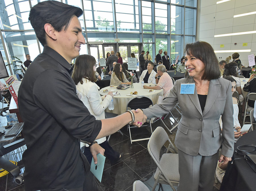 College scholarship recipients, donors gather for recognition reception